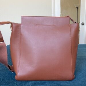Everlane form Brown Leather Shoulder Bag made in Italy